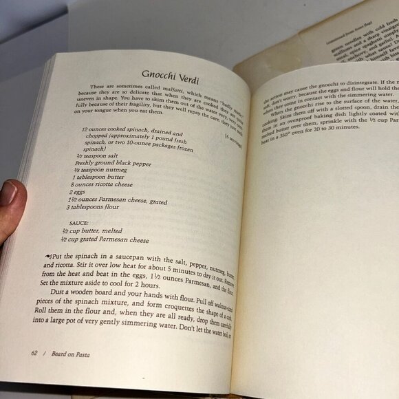 Beard on Pasta HC Cookbook James Beard 1983, 2nd Printing in May 1983 - Picture 16 of 16